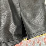 Topshop Faux Leather Miniskirt Photo 2