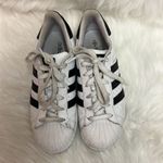 Adidas  superstar tennis shoes Size 7.5 B-23 Photo 3