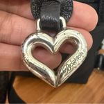 Brighton  E089658 Black Nylon Backpack With Leather Croc Trims Photo 12