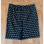 Loft  black eyelet pencil skirt scalloped size 8 Photo 6