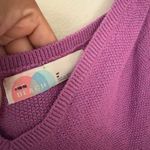 Free People  Purple Knit Sleeveless Top Size M Photo 6