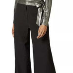 Ted Baker London Elwiira Gathered Metallic Wrap Top Party Blouse Formal XS $209 Photo 0