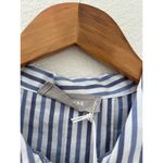 Everlane Blue And White Striped Cotton Collared The Woven PJ Top NWT Photo 7