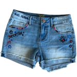 True Craft Denim Jean Shorts Stretchy Graffiti Womens 3 NWT Photo 1