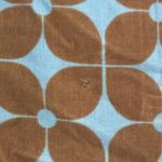 BODEN Corduroy Brown Blue Sheath Dress w Flaw Size 6 Photo 3