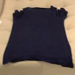 Splendid Blue shoulder off shirt Photo 1