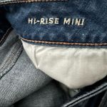 American Eagle  Super Stretch Denim Hi-Rise Mini Distressed Skirt Size 6 Regular Photo 3