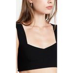 ALC Frank A.L.C Jordana Bra in Black Medium New Womens Cropped Tank Top Photo 9