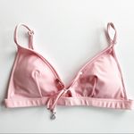 H&M Pink Triangle Bikini Top Size 10 Photo 0
