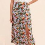 Urban Outfitters Natalia Midi Floral Skirt Size Large Photo 0