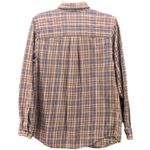 LL Bean Womens Flannel Shirt Size M Retro Plaid Button Down Cozy Fuzzy Comfy Blue Size M Photo 1