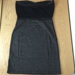 New Lacey Strapless Work/Casual/Dressy Dress Stretchy Very Soft Drk Gray Medium Black Photo 4