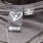 Windsor  Elegant Black Off-Shoulder Dress Size Small Photo 4