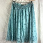 Final Touch Blue Giraffe Print Midi Skirt SIze Medium Photo 6