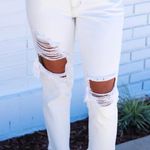 Two Toned Boyfriend Jeans Size 8 Photo 0