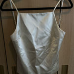 Abercrombie & Fitch Abercrombie Satin Tank Top cream Photo 0