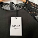 Lace Dress New with Tags Women’s Size 4 Mantos Eternity Formal 3/4‎ Sleeve Black Photo 5