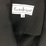 Women's Custom Design Hand Made Blazer Jacket Black &White Vintage SZ 22 / XXL Photo 3