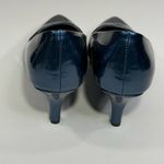 Mootsies Tootsies  Blue Patent Leather Look Pointed Toe Heels-8.5 Photo 5