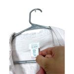 Sigrid Olsen  Pink/White Linen V-Neck Collared Shirt Size‎ M Photo 4