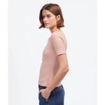 Madewell NWT  Ribbed Lace-Up Short-Sleeve Tee - Size XL Photo 2