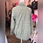 EXPRESS  Green Utility Jacket with Relaxed Fit Photo 1