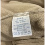 Frost Large Beige Full Zip Thick High Neck Fleece Vest Sleeveless Pocket Zip Photo 10