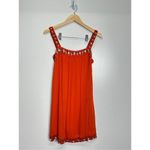 Moulinette Soeurs  Mini Embroidered Jeweled Orange Dress Size 2‎ Photo 7