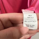 Amanda Uprichard Palmira 100% Silk One Shoulder Wrap Maxi Dress In Pink Ribbon Photo 10