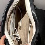 Michael Kors 👛  Satchel Bag White/Black Leather Photo 9