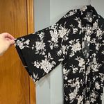 Spiritual Gangster Maya Black floral kimono robe one size Photo 3