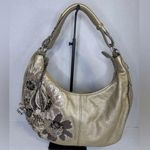 Brighton FABIOLA 3D APPLIQUE MASTERPIECE FLORAL EMBROIDERED SHOULDER HANDBAG. Photo 0