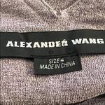 Alexander Wang  Front Zip Purple Mini Skirt Size 4 Photo 3