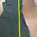 Ecowish Black Ruffle Sleeve A-Line Summer Dress Size Large Photo 10