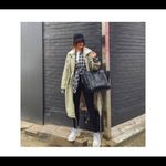 Aritzia KOREAN BELTED-DETAIL FAUX-FUR SAFARI JACKET Photo 1