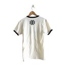 Central Coast Barbell Women’s Cotton Tee Athletic Size XS Cream Black Gym Photo 6