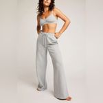 Negative Underwear Waffle Knit Track Pant in Heather Grey, Size Small Photo 1