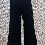 Betabrand Womens Flat Front Classic Yoga Flare Leg Dress Pants Black Medium Photo 0