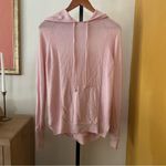 Lululemon  Light 100% Merino Wool Hoodie Pullover Sweater Knit Pink Mist Size S Photo 3