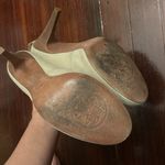 Tory Burch Cream Suede Heeled Ankle Booties Photo 5