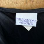 Vintage 90s Romantic Moods Leopard Print Silver & Black Metallic Slip Dress S Photo 5