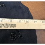 Talbots  XL /Large 2 Piece Black Embellished Button Front Knit Cardigan Tank Top Photo 10