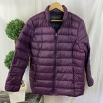 Eddie Bauer Purple Down Filled Long Sleeve Zip Up Puffer Jacket 1X Photo 0