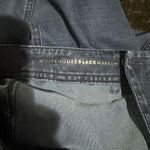 White House | Black Market  the crop soft denim ankle zip jigger size 4 EUC Photo 3