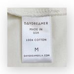 Free People new Daydreamer x 𖦹 The Cut Shrunken Baby Tee 𖦹 Vintage White 𖦹 M Photo 10