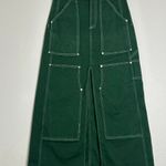 Anthropologie X Pilcro Green Carpenter Maxi Skirt Photo 4