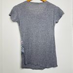 H & B Gray T Shirt Woman Graphic Small red white and blue Thin material Photo 2
