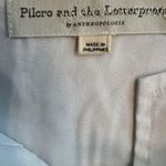 Pilcro and the Letterpress Anthropologie  White Blouson Pirate Blouse Size 4 Photo 5