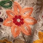 Anthropologie MAEVE  Ayaka Lace Cream Embroidered Floral Pencil Skirt Sz 6 Photo 14