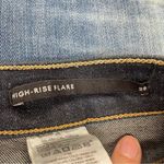 Banana Republic  High Rise Flare Jeans Womens 28 Dark Wash Blue Denim Stretch Photo 7